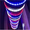 50ft/15m Led Rope Lights Lamps Kit Indoor Outdoor Decorative Lighting (Red White Blue)